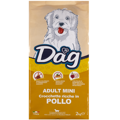 Dag Dog Mini ricco in Pollo 2kg - Scad. Novembre 25