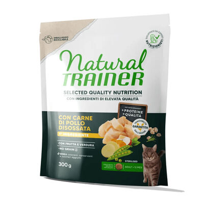Natural Trainer Selected Quality Nutrition Cat Steril con Pollo 300gr