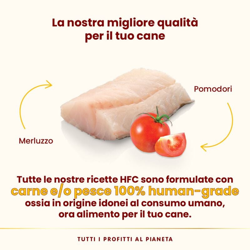 Almo Nature HFC Dog Adult Merluzzo e Pomodori 150 gr