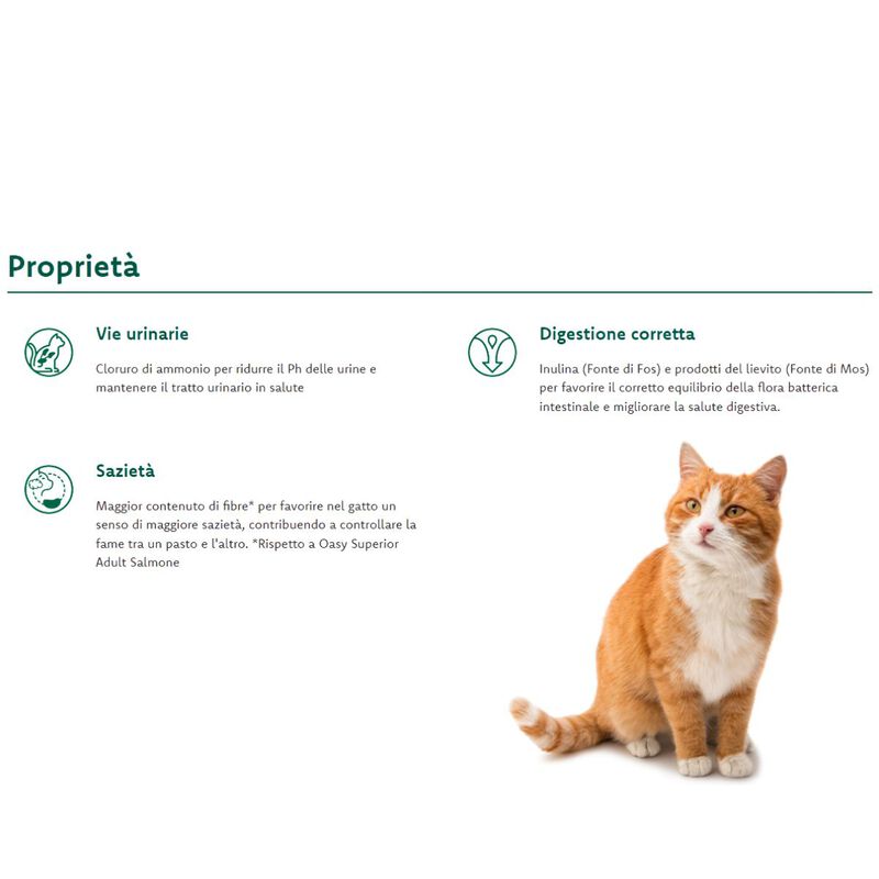 Oasy Superior Formula Cat Adult Sterilized al Tacchino 1,5 kg