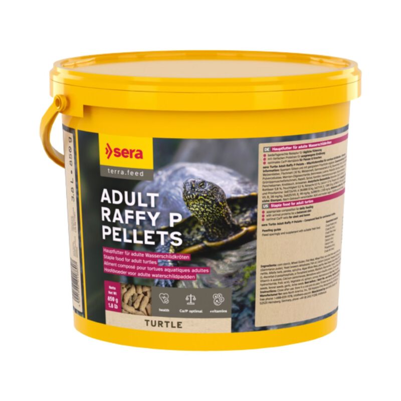 Sera Tartarughe Adulte Raffy P Pellets 1 lt