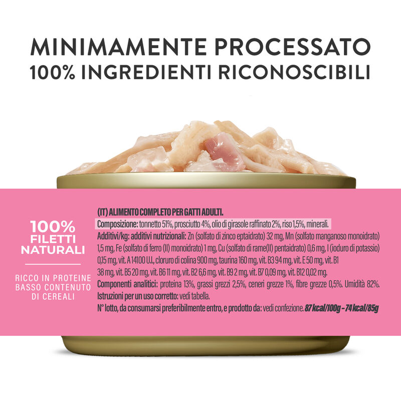 Schesir Cat Adult Tonnetto con prosciutto jelly 85g