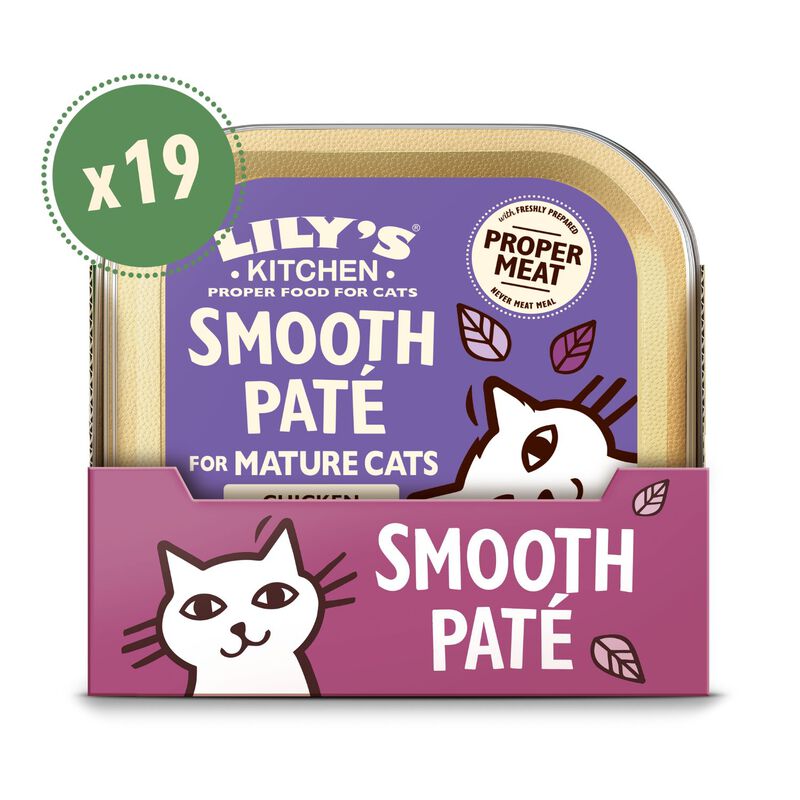Lily's Kitchen Cat Senior Smooth Pat&eacute;, Pollo 85 gr