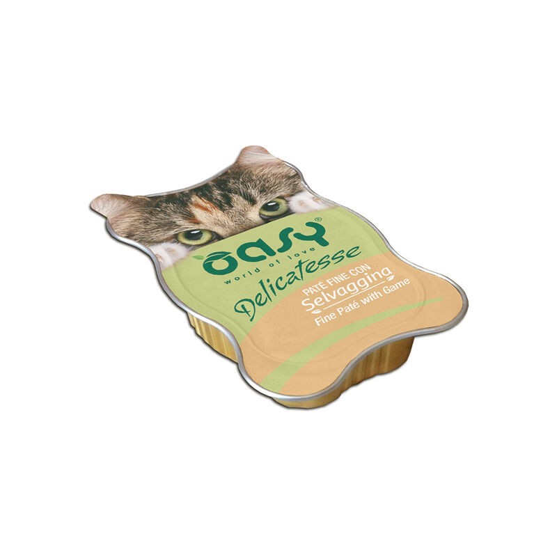 Oasy Cat Adult Delicatesse Paté con Selvaggina 85 gr