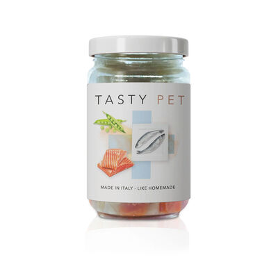 Tasty Pet Dog premium Food Delicate Pesce e Piselli 80 gr
