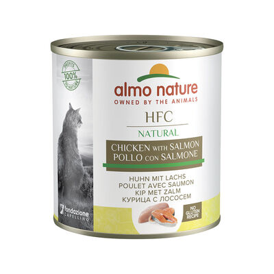 Almo Nature HFC Natural Cat Pollo con Salmone 280 gr