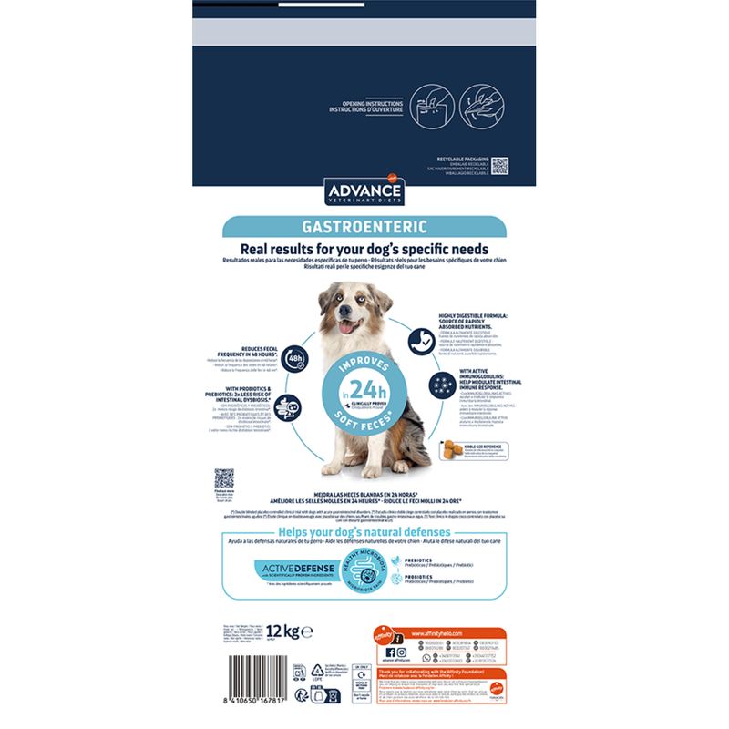 Advance Veterinary Diets Dog Gastroenteric 12 kg