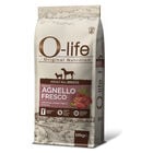 O-life Dog All breeds ricco in Agnello fresco con rosa canina piselli e yucca 10kg image number 0