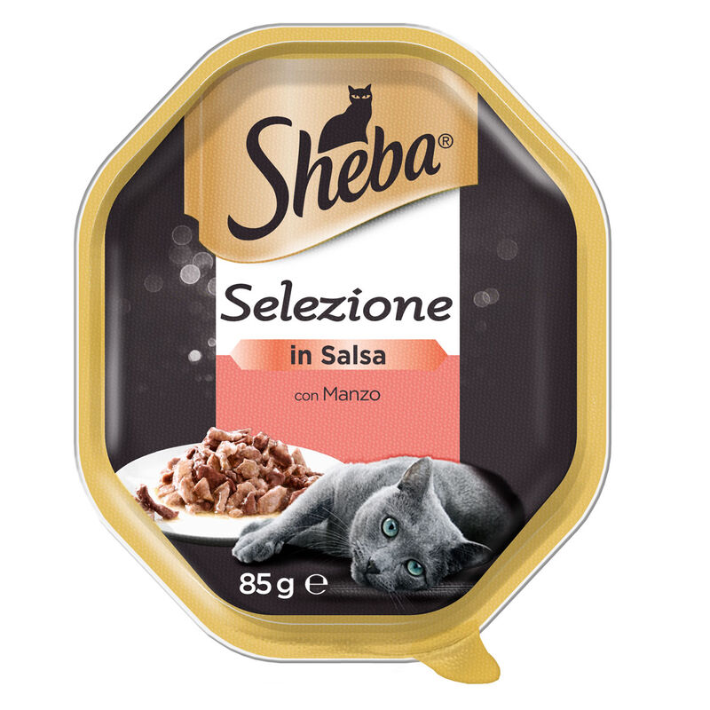 Sheba Cat Selezioni in Salsa Manzo e Tacchino 85 gr