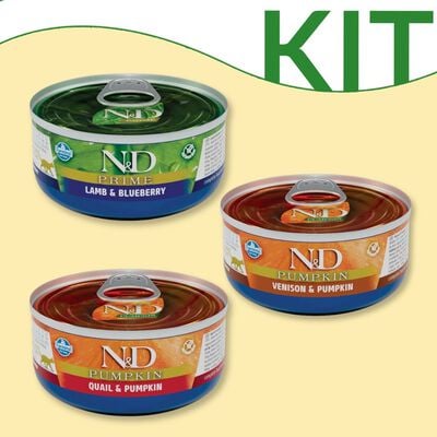 Kit degustazione Farmina N&D Cat 70 gr
