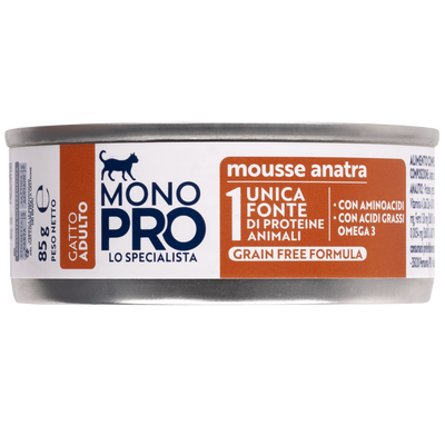 Monopro Cat Adult Mousse Anatra 85gr