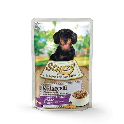 Stuzzy Dog Sfilaccetti con Vitello e Pasta 100 gr