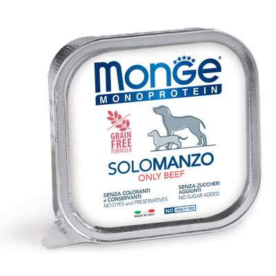 Monge Monoprotein Dog Adult Paté Solo Manzo 150 gr