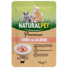 Naturalpet Premium Cat Adult Tonno con salmone 70gr