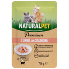 Naturalpet Premium Cat Adult Tonno con salmone 70gr image number 0