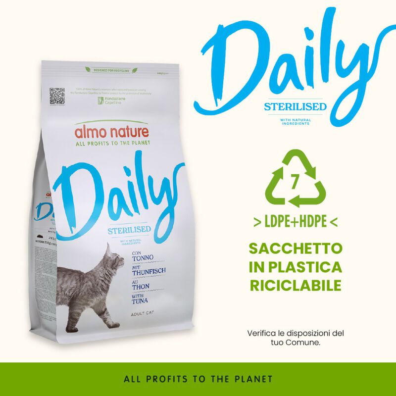 Almo nature Daily Cat Adult Sterilised Tonno 1,2 kg