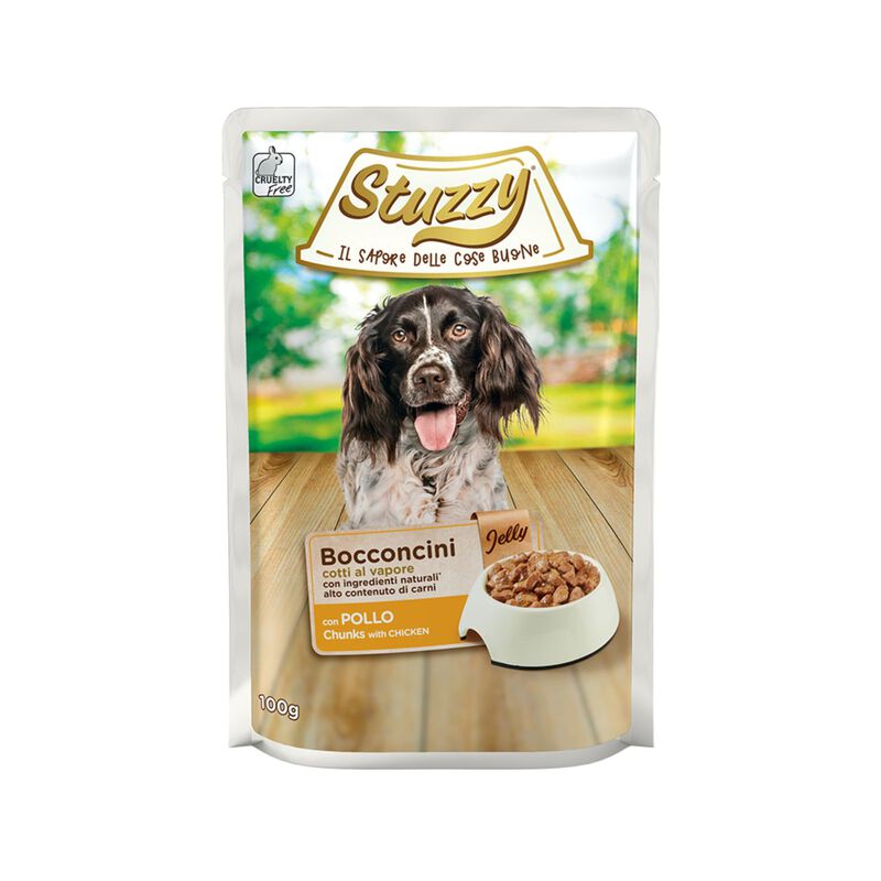 Stuzzy Dog Bocconcini con Pollo in Gelatina 100 gr