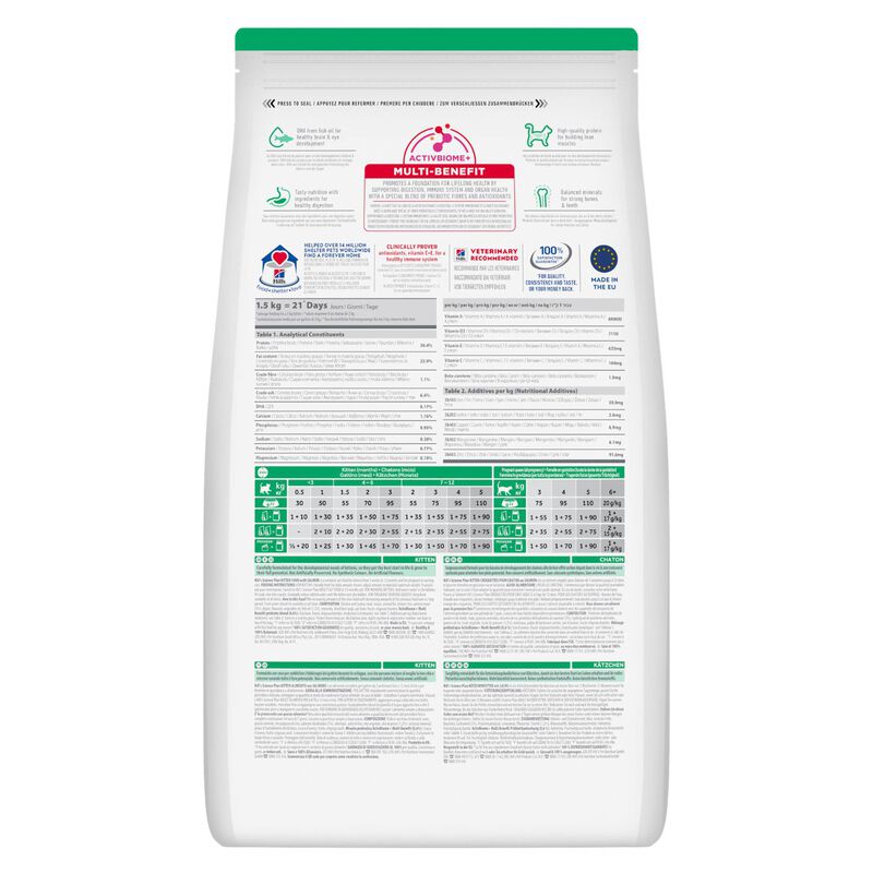 Hill's Sience Plan Kitten al Salmone 1,5 kg