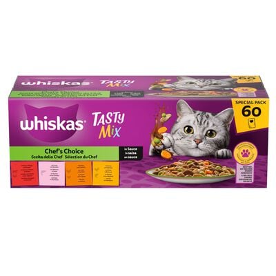 Whiskas Tasty Mix Scelta dello Chef 60x85gr