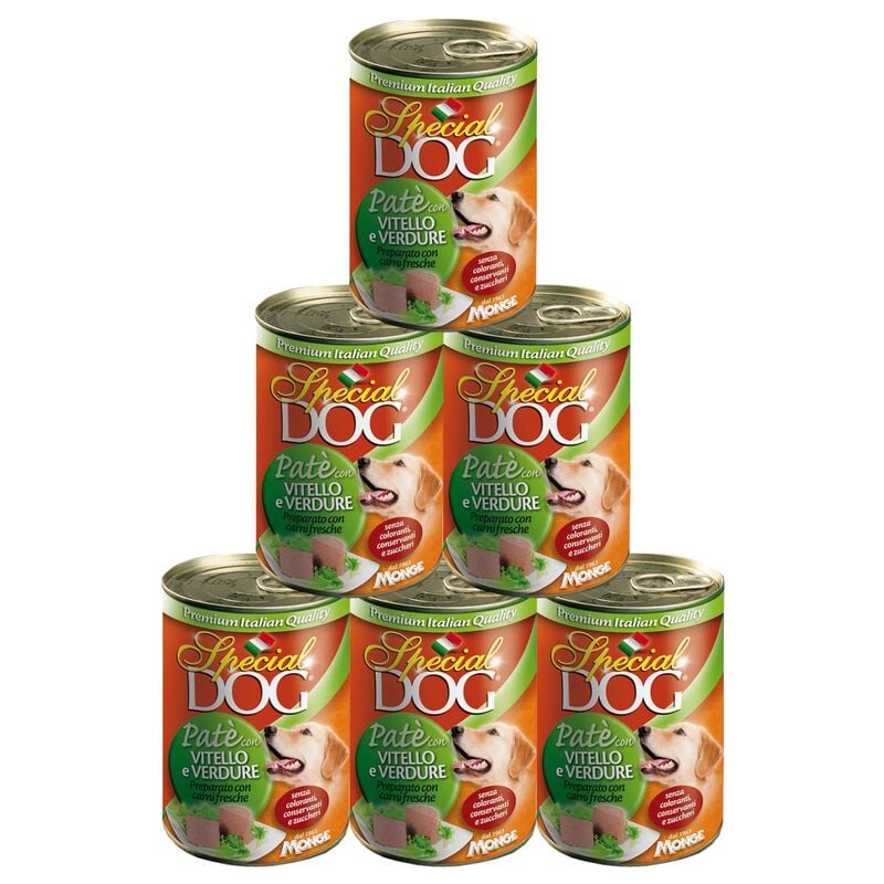 Special Dog Pat&eacute; per cani adulti con Vitello e Verdure 400 gr