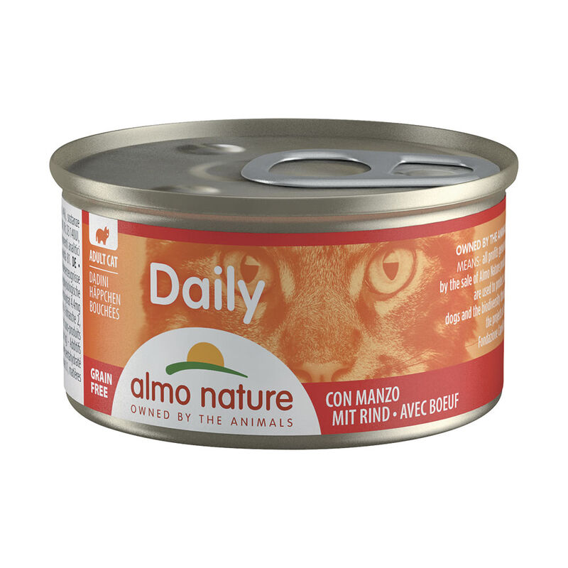 Almo Nature Daily Cat Dadini con Manzo 85 gr
