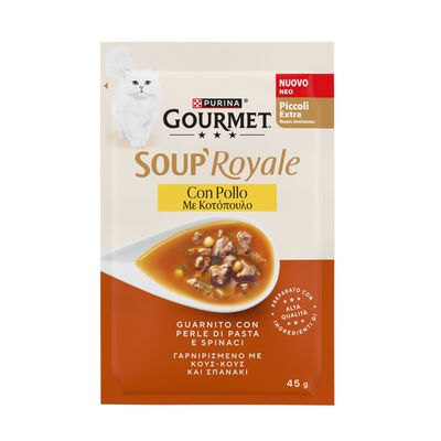 Gourmet Soup Royale cat adult Pollo 45 gr