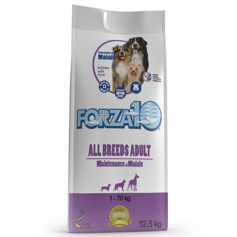 Forza10 Dog All Breeds Adult al Maiale 12,5 kg