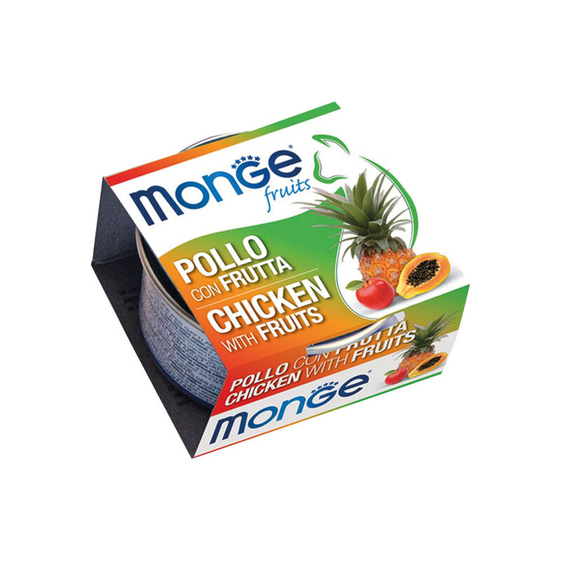 Monge Fruits Cat Adult Pezzetti di Pollo con Frutta 80 gr