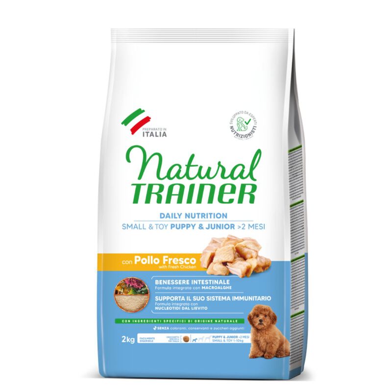 Natural Trainer Dog Puppy & Junior Small/Toy Pollo 2 kg