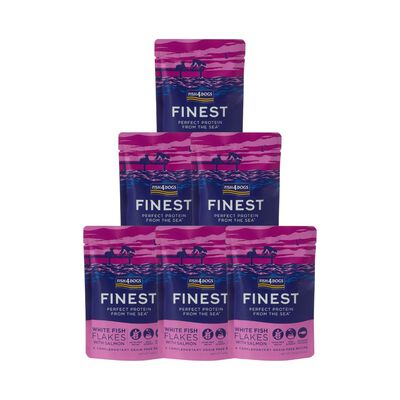 Fish4Dogs Finest Fiocchi di Tonno con Salmone 100 gr