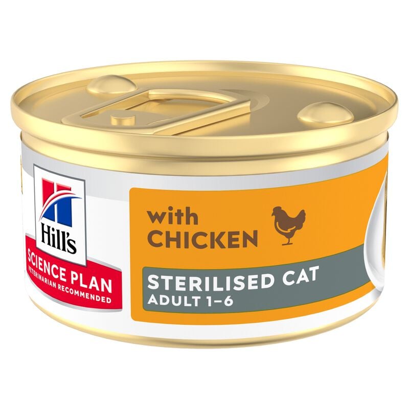 Hill's Science Plan Sterilised Adult Mousse per gatti adulti sterilizzati con Pollo 85 gr