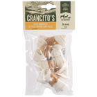 Crancito's Osso annodato di pelle bovina con pollo 5pz 5cm image number 0