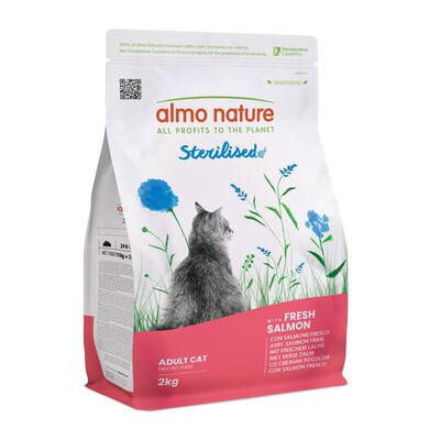 Almo Nature Holistic Sterilised Cat Adult con Salmone 2 kg