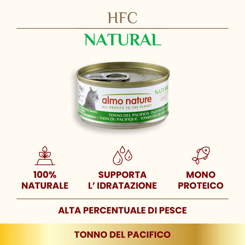 Almo Nature HFC Cat Tonno del Pacifico 70g 