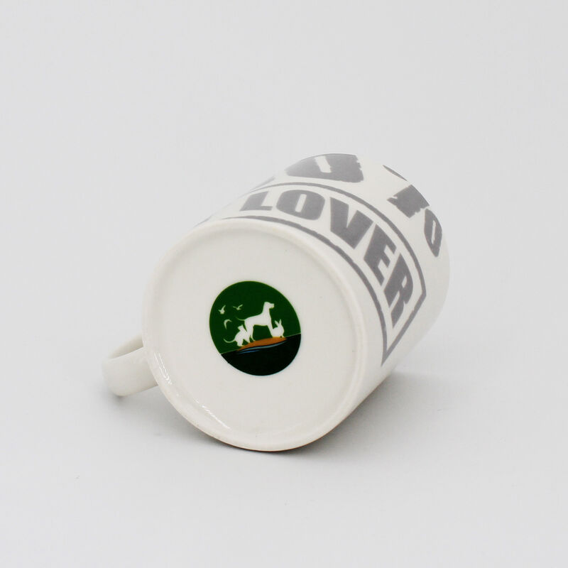 Mug in ceramica con stampa grigia 100% Pet Lover