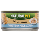Naturalpet Premium Cat Adult Tonnetto con pesce azzurro 70gr image number 0
