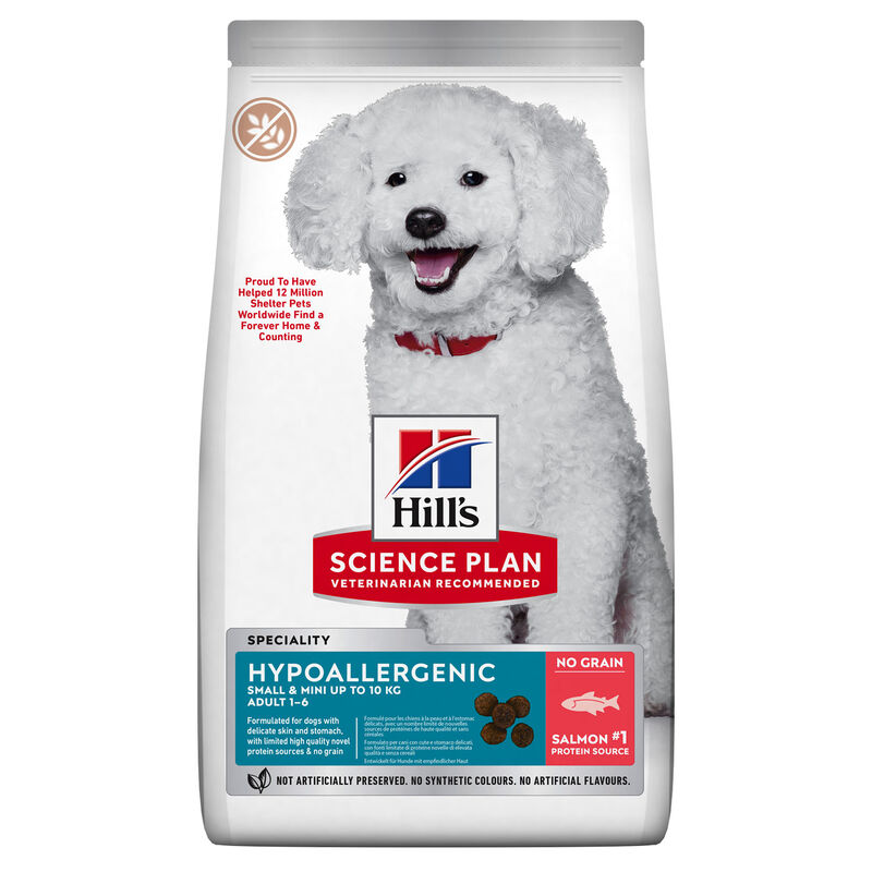 Hill's Science Plan Hypoallergenic Dog Adult Small&Mini Salmone 1,5Kg