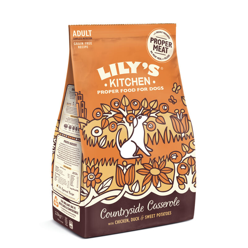 Lily's Kitchen Dog Adult Countryside Casserole con Pollo e Anatra 2,5 kg