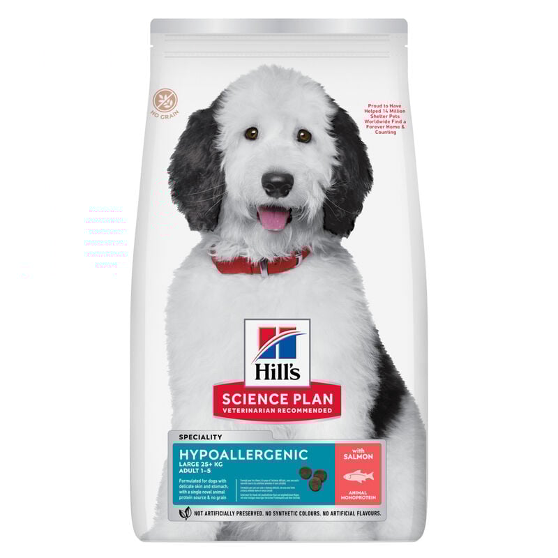 Hill's Science Plan Hypoallergenic Dog Adult Large Breed Salmone 14Kg Hill's Science Plan Hypoallergenic Dog Adult Large Breed Salmone 14Kg