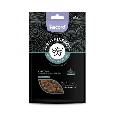Record Dog Snack Proteinsect Cubetti a base di proteine di insetti 70gr - Scad. Dicembre 25