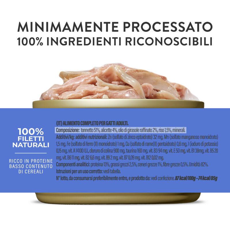 Schesir Cat Adult Tonnetto con alicette jelly 85g