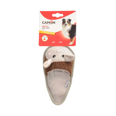 Camon Gioco Pantofola con squeaker 20 cm