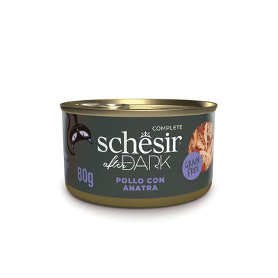 Schesir After Dark Cat Adult Filetti in brodo Pollo con Anatra 80 gr