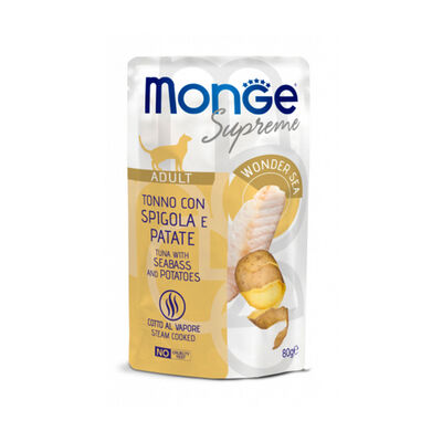 Monge Supreme Cat Adult Tonno con Spigola e patate 80 gr