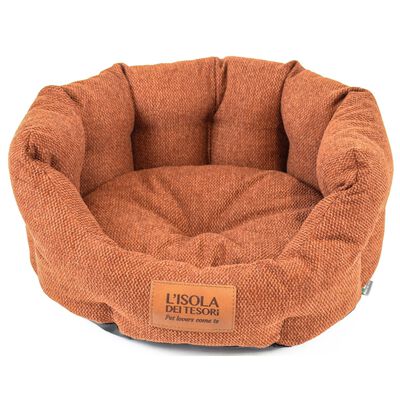 L'Isola dei Tesori Cuccia Softy Premium ovale Beige 45 cm