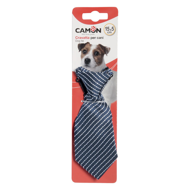 Camon Cravatta a righe per cani 15x5cm