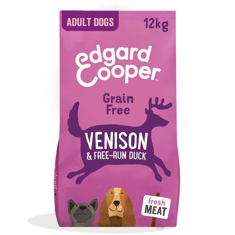 Edgard & Cooper Dog Adult Large Breed Cervo e Anatra 12 kg
