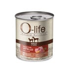 O-life Dog Adult All Breeds Pezzettoni di Vitello con Carote 400 gr