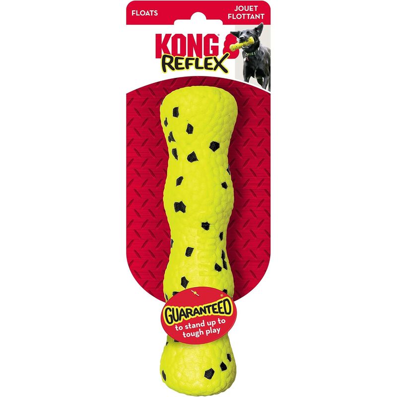 Kong Reflex Stick per cani Giallo 1 pz