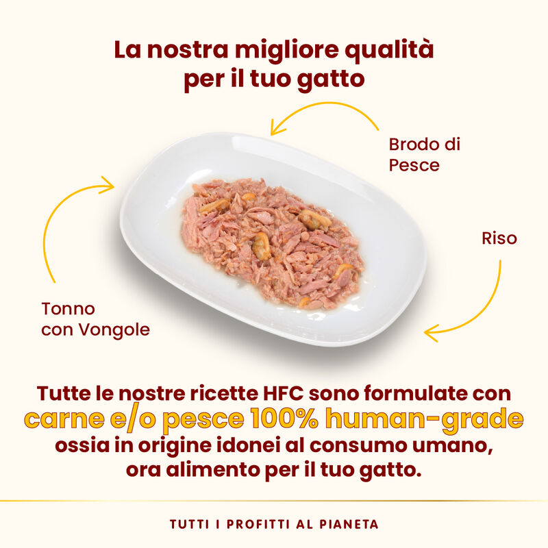 Almo Nature HFC Natural Tonno e Vongole 70gr